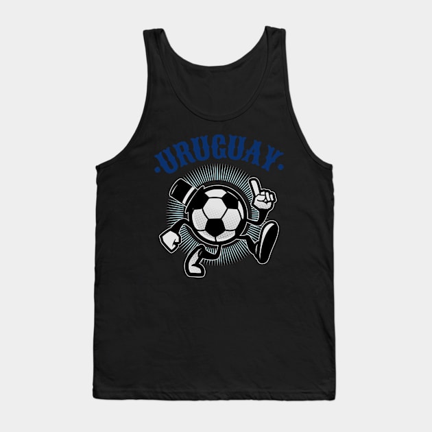 Uruguay La Celeste Soccer Team Tank Top by Rayrock76